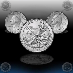 ZDA 25 Cents (32th Quarters) 2016 "Kentucky - Cumberland Gap" P+D